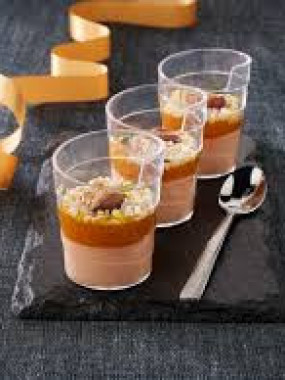 VERRINE RUBAN FOIE GRAS ABRICOT