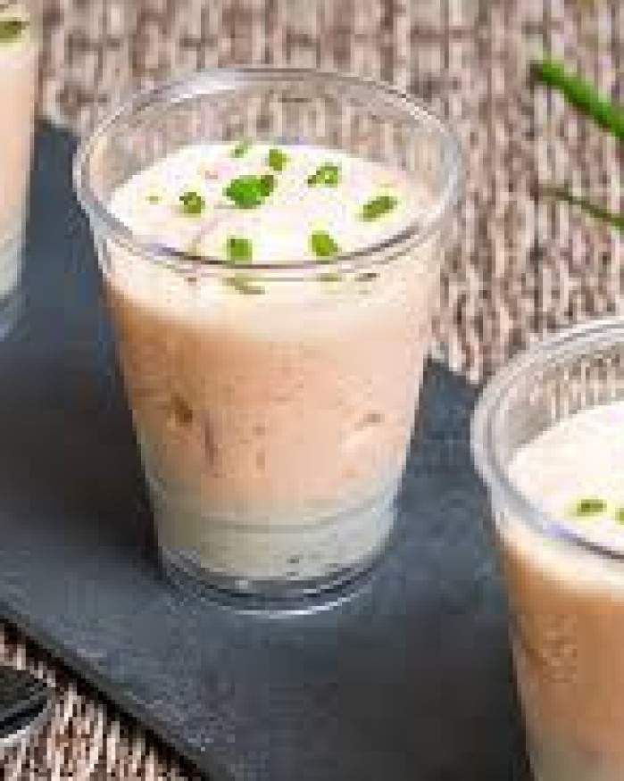 VERRINE RUBAN SAUMON ET ARTICHAUT