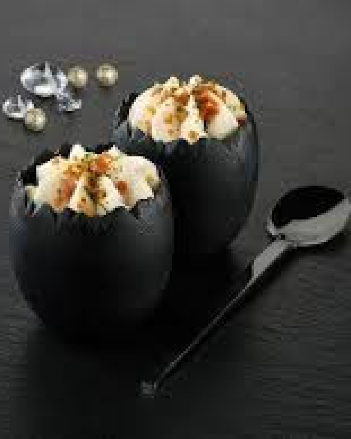 OEUF AU SAUMON ET TRUFFE