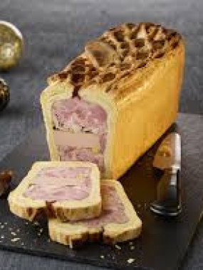 1/2 PATE EN CROUTE DE PINTADE AUX MORILLES