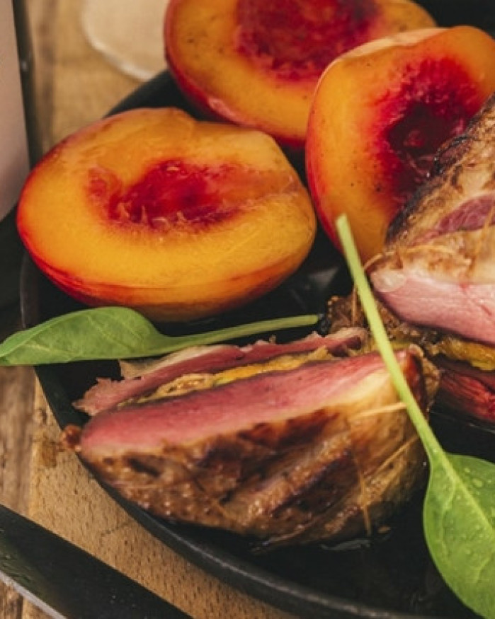 RÔTI FILET DE CANARD A L'ABRICOT