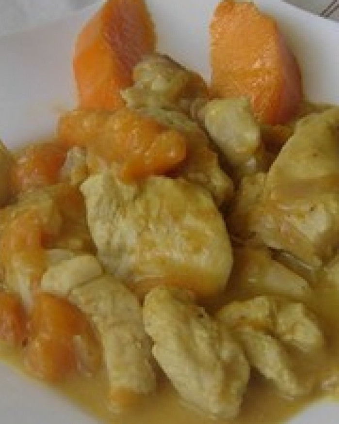 EMINCEE DE DINDE AU CURRY
