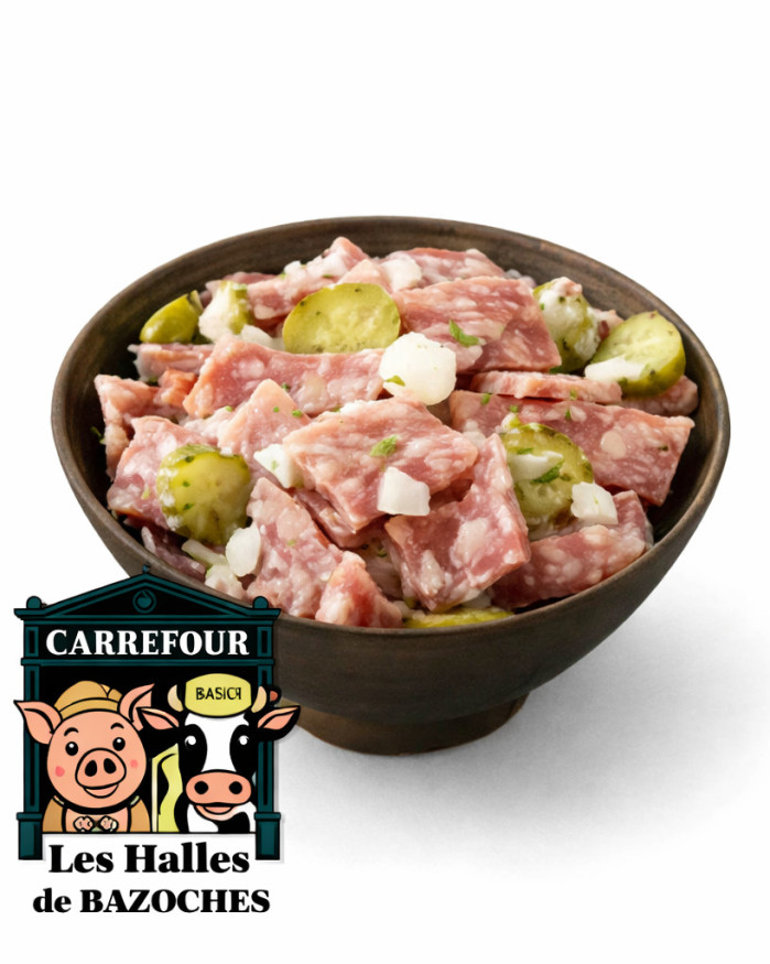 MUSEAU DE PORC EN MORCEAUX A LA VINAIGRETTE EN BAC