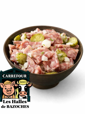 MUSEAU DE PORC EN MORCEAUX A LA VINAIGRETTE EN BAC