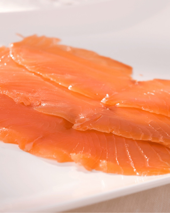 SAUMON ECOSSE FUME A LA FICELLE TRANCHE MAIN