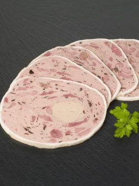 GALANTINE DE CANAED AUX EPICES DE NOËL ET AU MIEL